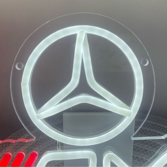 AMG Mercedes Benz LED Neon Wall Sign NWT - Picture 5 of 13
